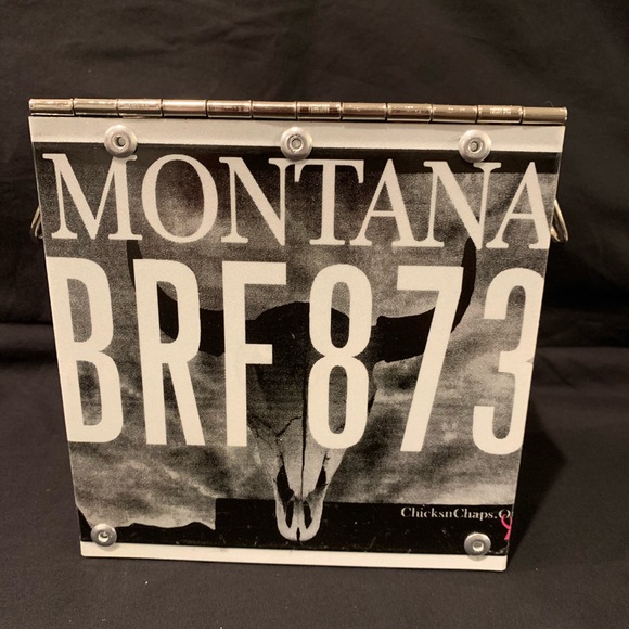 Handbags - Handmade License Plate Body Bag